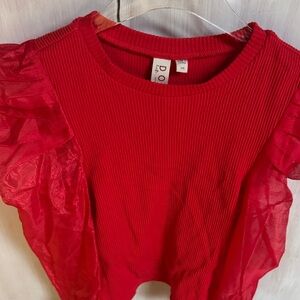 Dolan Vibrant Red Top